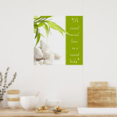 Poster sur le traitement des spas (Cuisine)