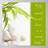 Poster sur le traitement des spas (Devant)