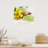 Poster sur le traitement des spas (Cuisine)