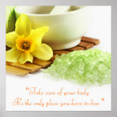 Poster sur le traitement des spas (Devant)