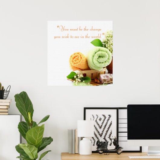 Poster sur le traitement des spas (Bureau à domicile)