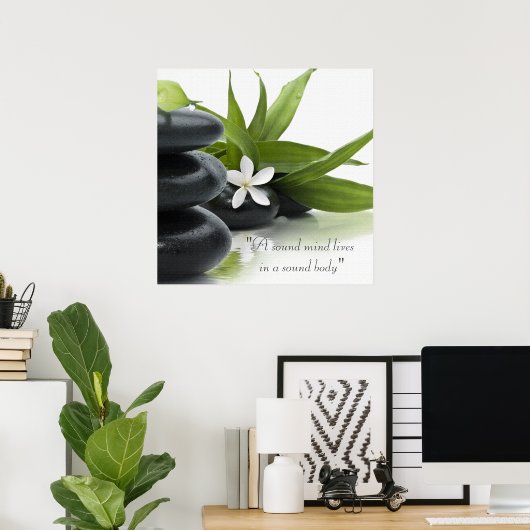 Poster sur le traitement des spas (Bureau à domicile)