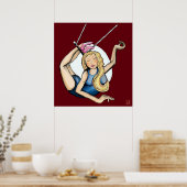 Poster Sur le trapèze volant (Cuisine)