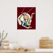 Poster Sur le trapèze volant (Cuisine)
