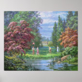 Poster Sur le vert (Devant)