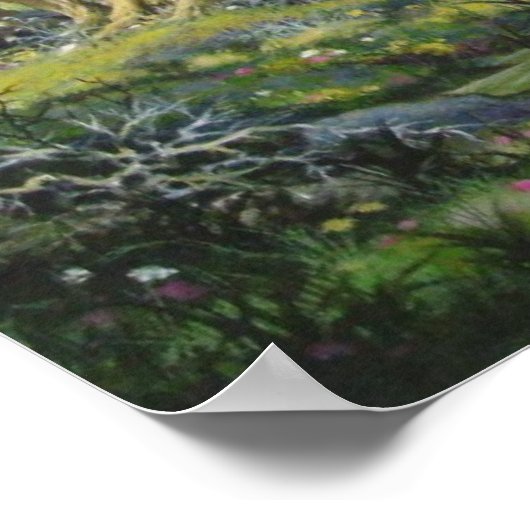 Poster Sur le vert (Coin)