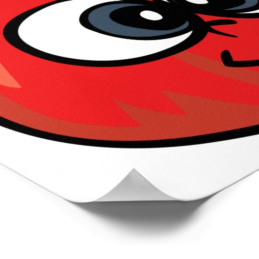 Poster sur le visage de la tomate (Coin)