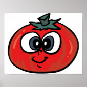 Poster sur le visage de la tomate (Devant)