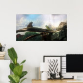 Poster sur le visage des Lizards / Imprimer (Bureau à domicile)