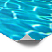 Poster sur l'eau de la piscine (Coin)