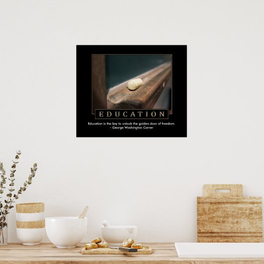 Poster sur l'éducation (Cuisine)