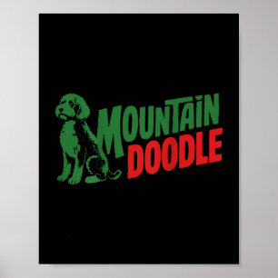 Poster Sur les amoureux de chiens doodle de montagne arri