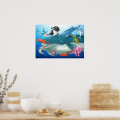 Poster sur les animaux de mer (Cuisine)