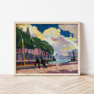 Poster Sur les bords de Seine   Henry Lyman Saÿen