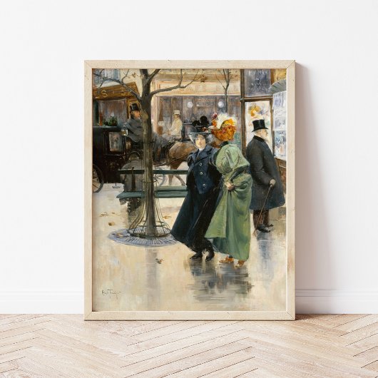 Poster Sur les Boulevards | Louis Abel-Truchet