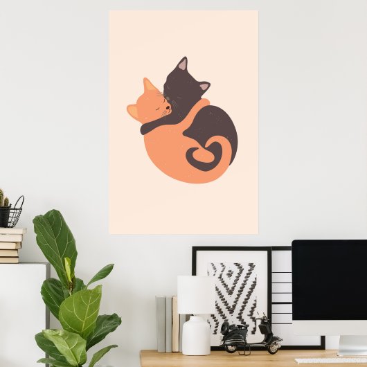 Poster sur les chats (Bureau à domicile)