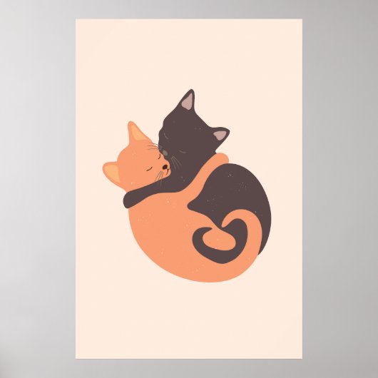 Poster sur les chats (Devant)