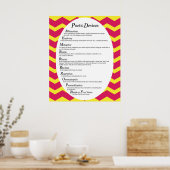 Poster sur les dispositifs poétiques *MISE À JOUR* (Cuisine)