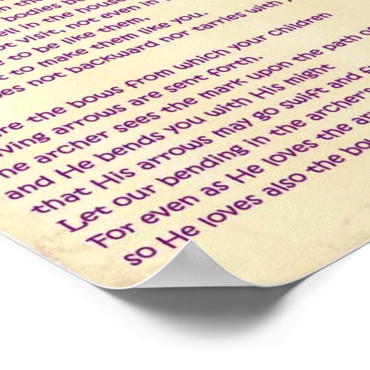 Poster Sur les enfants (Coin)