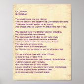 Poster Sur les enfants (Devant)