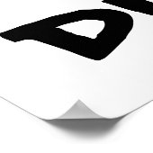 Poster sur les enfants Orange Digger de constructi (Coin)