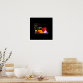 Poster sur les fruits et la vie (Cuisine)