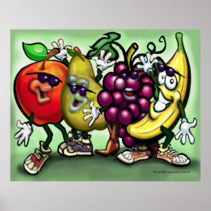 Poster sur les gangs de fruits