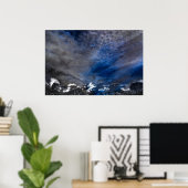 Poster sur les impressions de nuage (Bureau à domicile)