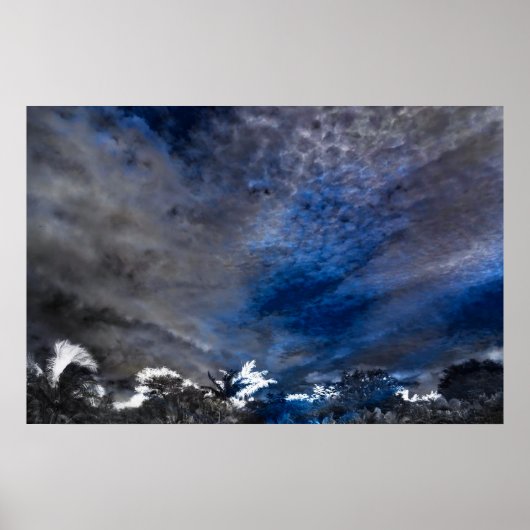 Poster sur les impressions de nuage (Devant)