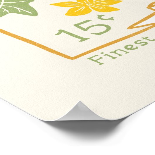 Poster sur les paquets de semences de concombre (c (Coin)