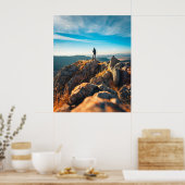 Poster Sur les rochers d'automne majestueux (Cuisine)