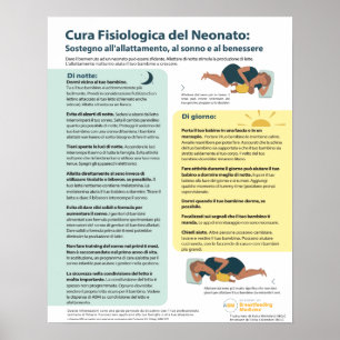 Poster sur les soins physiologiques pour nourrisso