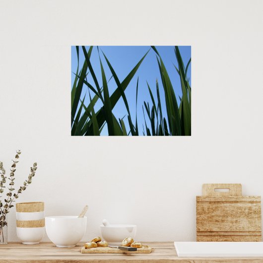 Poster sur l'herbe (Cuisine)