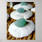 Poster Sur l'impression de sable (Devant)