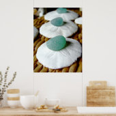 Poster Sur l'impression de sable (Cuisine)