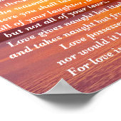 Poster sur LOVE poster (Coin)