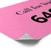 Poster sur mesure de la photographie mariage (Coin)