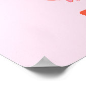 Poster sur mesure du nom de la chambre de la fille (Coin)