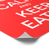 Poster sur mesure pour garder le calme (Coin)