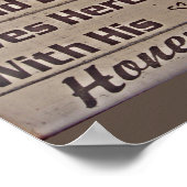 POSTER SUR OLD BEAR AND HIS HONEY LIVE HERE FUNNY MARRIAG (Coin)