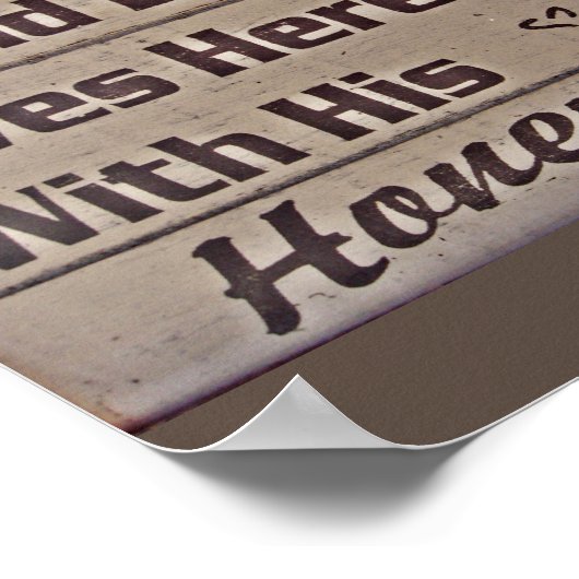 POSTER SUR OLD BEAR AND HIS HONEY LIVE HERE FUNNY MARRIAG (Coin)