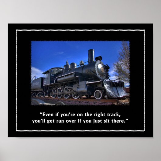 Poster Sur piste (Devant)