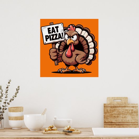 Poster sur Pizza Turkey (Cuisine)