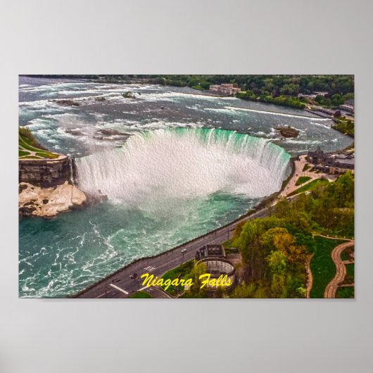 Poster sur toile des chutes Niagara (Devant)