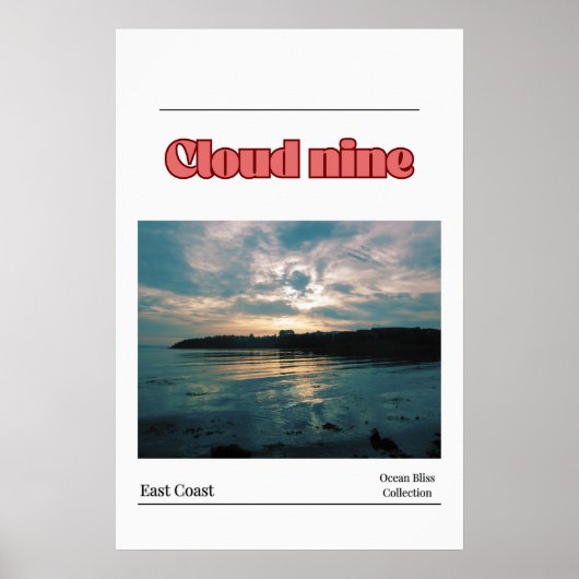 Poster Sur un petit nuage (Devant)