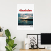 Poster Sur un petit nuage (Bureau à domicile)