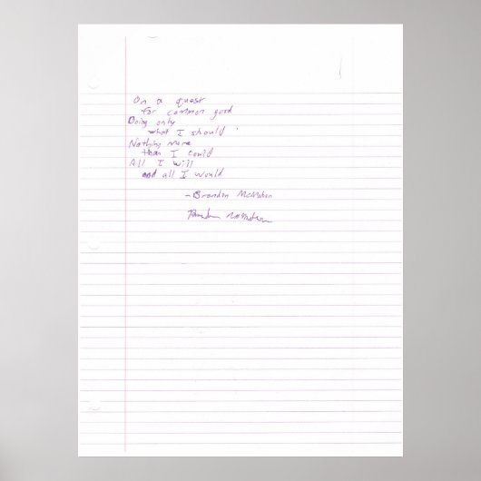 Poster Sur une quête (Devant)