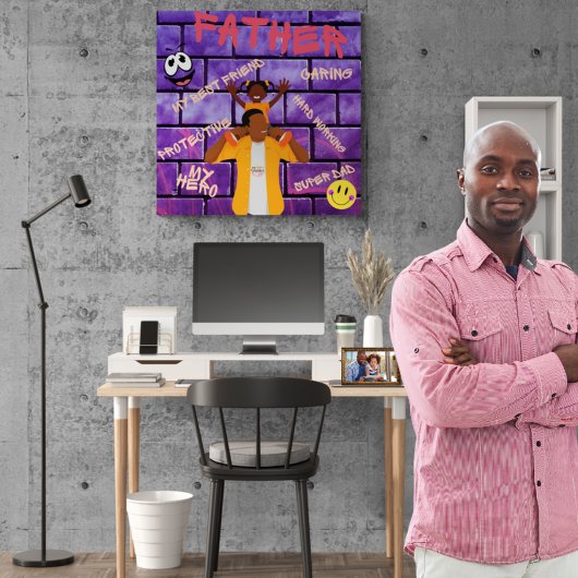 Poster Sur vos épaules (père et fille)