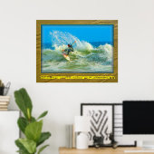Poster Suralimenté (Bureau à domicile)
