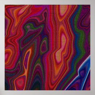 Poster Surcharge d'abstrait